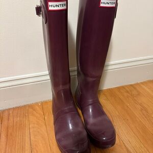 Hunter Purple Rain Boots